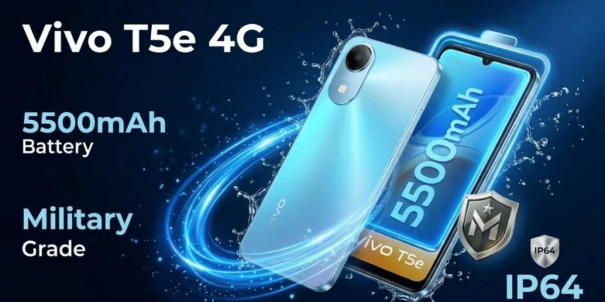 Khám Phá Vivo T5e: Smartphone Bền Bỉ Với Màn Hình 90Hz và Pin Khủng 5.500mAh