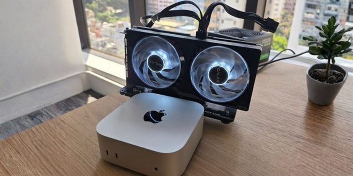 Mac Mini eGPU: TinyCorp nối RTX 5060 qua ADT‑Link để chạy LLM