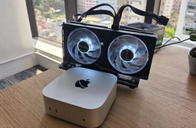 Mac Mini eGPU: TinyCorp nối RTX 5060 qua ADT‑Link để chạy LLM