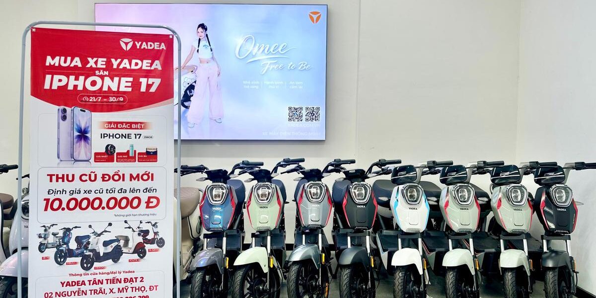 Mua Xe Máy Điện YADEA Mùa Tựu Trường: Cơ Hội Nhận Quà Lớn