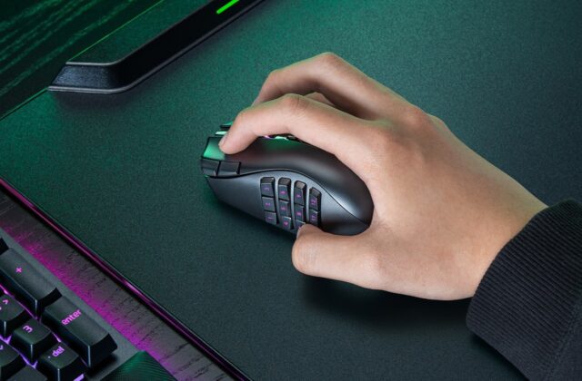 Razer Naga V3 Pro — Chuột MMO mô-đun, 23 nút và cảm biến 50K