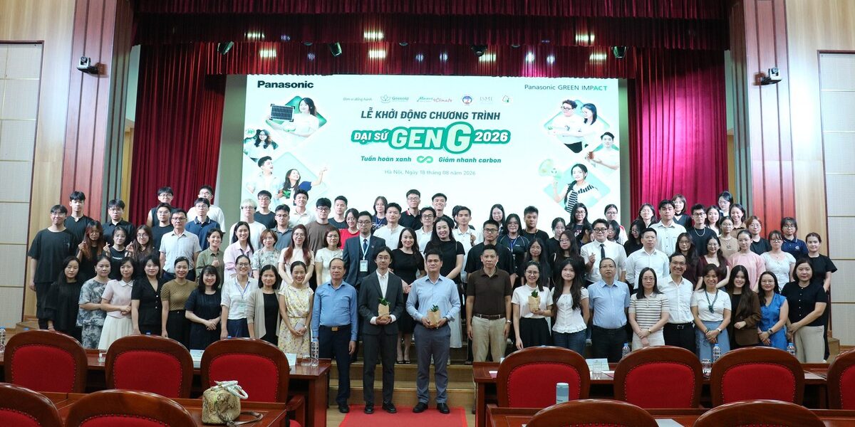 Đại sứ Gen G 2026: Từ ý tưởng xanh đến dự án có thể triển khai trong cộng đồng