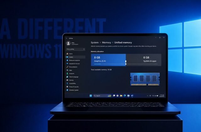 Phân bổ bộ nhớ Windows 11: Công cụ mới giúp quản lý RAM cho PC dùng bộ nhớ hợp nhất