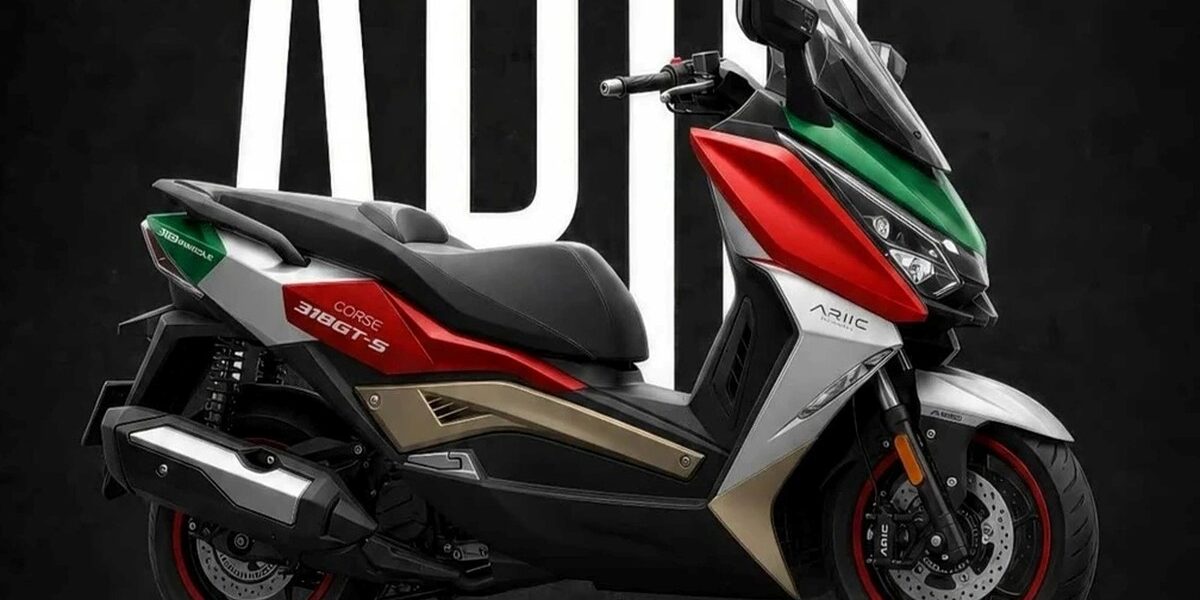 ARIIC 318GT-S: Maxi-scooter 369cc, nhiều công nghệ và tầm hoạt động đường dài