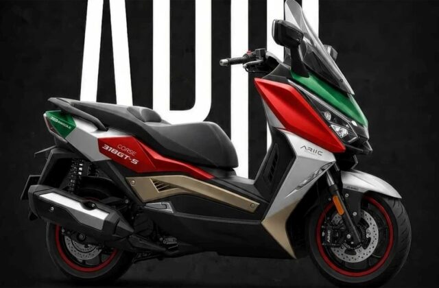 ARIIC 318GT-S: Maxi-scooter 369cc, nhiều công nghệ và tầm hoạt động đường dài