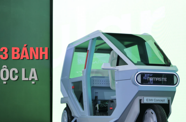 Hyundai E3W: Mô hình xe điện ba bánh linh hoạt hướng đến châu Á và châu Phi