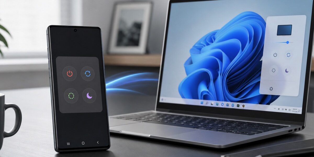 Sắp có thể tắt và khởi động Windows 11 trực tiếp từ điện thoại Android