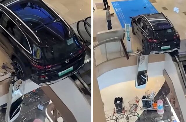 Khi chiếc Mercedes trưng bày suýt rơi xuống tầng dưới: diễn biến, hệ lụy và những bài học an toàn