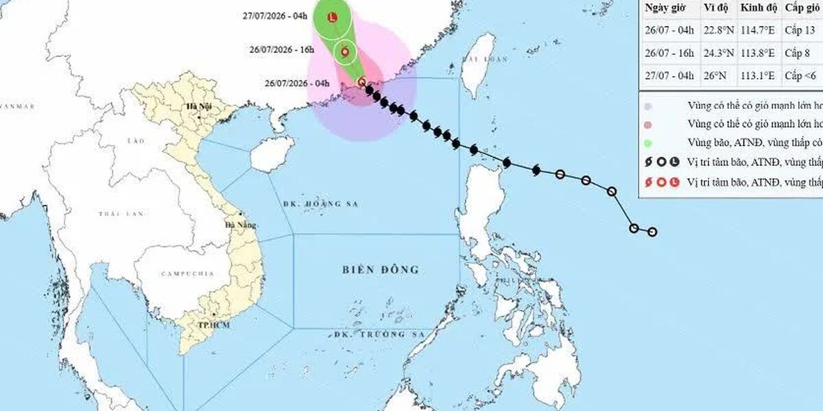 Cập Nhật Về Bão Số 2: Tình Hình Hiện Tại và Dự Báo Thời Tiết