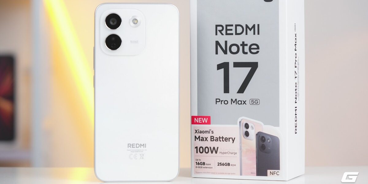 Redmi Note 17 Pro Max 5G: smartphone pin 10.000mAh, sạc 100W và bảo hành mở rộng