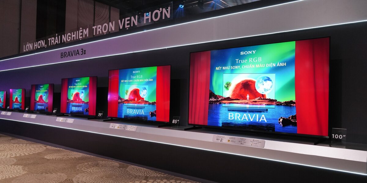 Sony đưa Bravia thế hệ mới về Việt Nam: Màn hình khủng, hình ảnh RGB và rạp hát tại gia