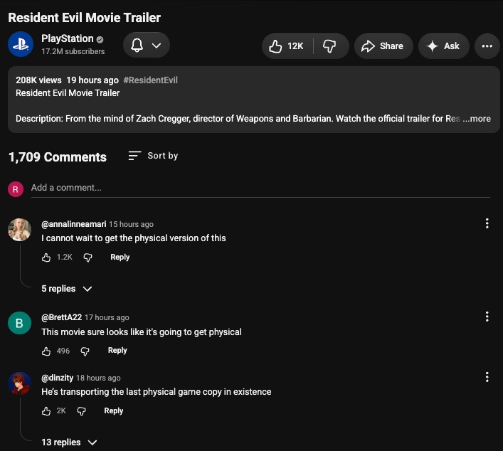 Phim Resident Evil Gặp Khó Khăn Vì Quyết Định Ngừng Sản Xuất Đĩa Game Của PlayStation- Ảnh 3.