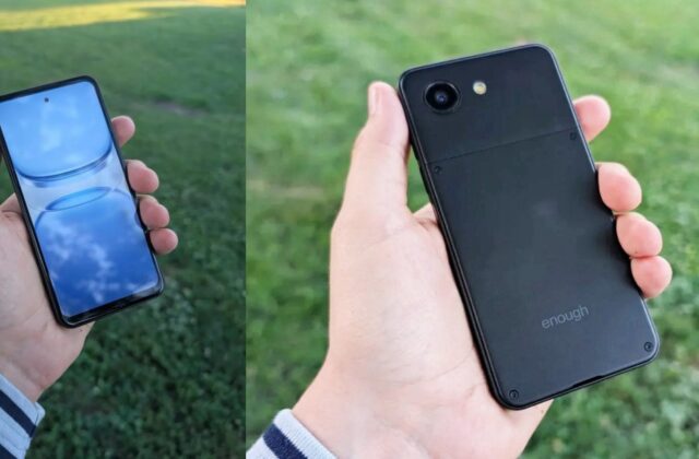 Enough Phone — Smartphone Android cỡ nhỏ với pin tháo rời và khe microSD