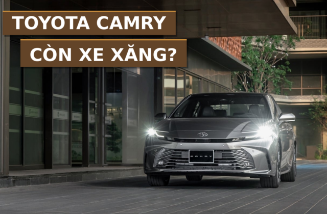 Camry chuyển hướng: doanh số tháng 8 bật tăng, bản xăng vẫn lóe lên một chiếc
