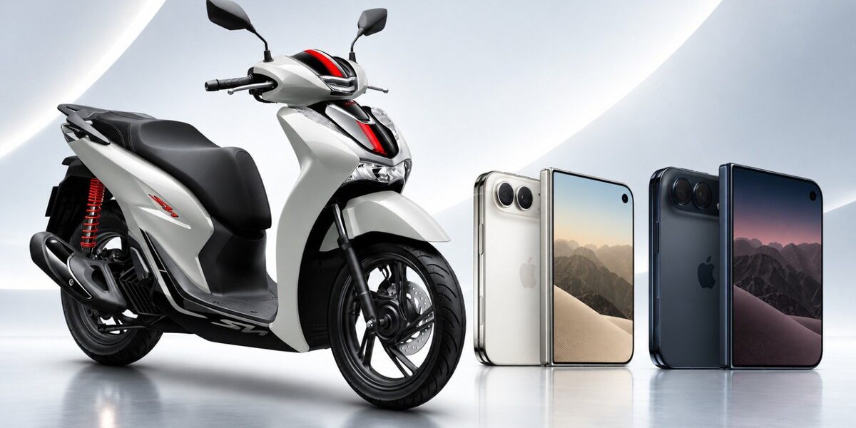iPhone Duo 2TB 103,999,000₫: Mua điện thoại gập hay chọn Honda SH 160i?
