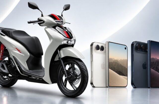 iPhone Duo 2TB 103,999,000₫: Mua điện thoại gập hay chọn Honda SH 160i?