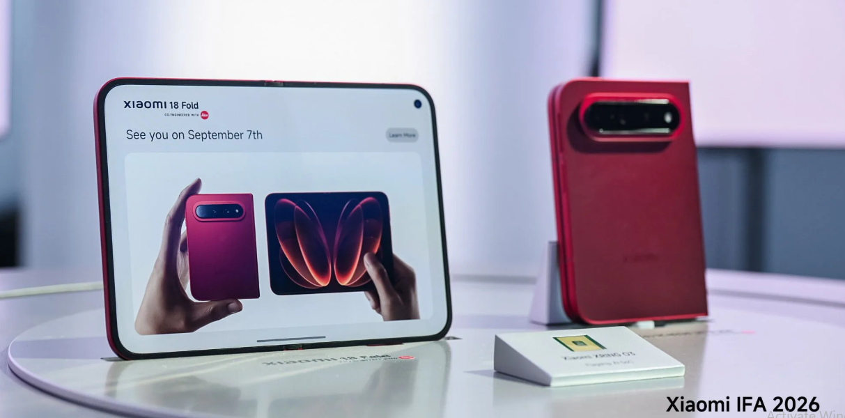 Xiaomi 18 Fold xuất hiện tại IFA 2026: gập cỡ lớn, chip XRing O3 và nhiều điểm mới